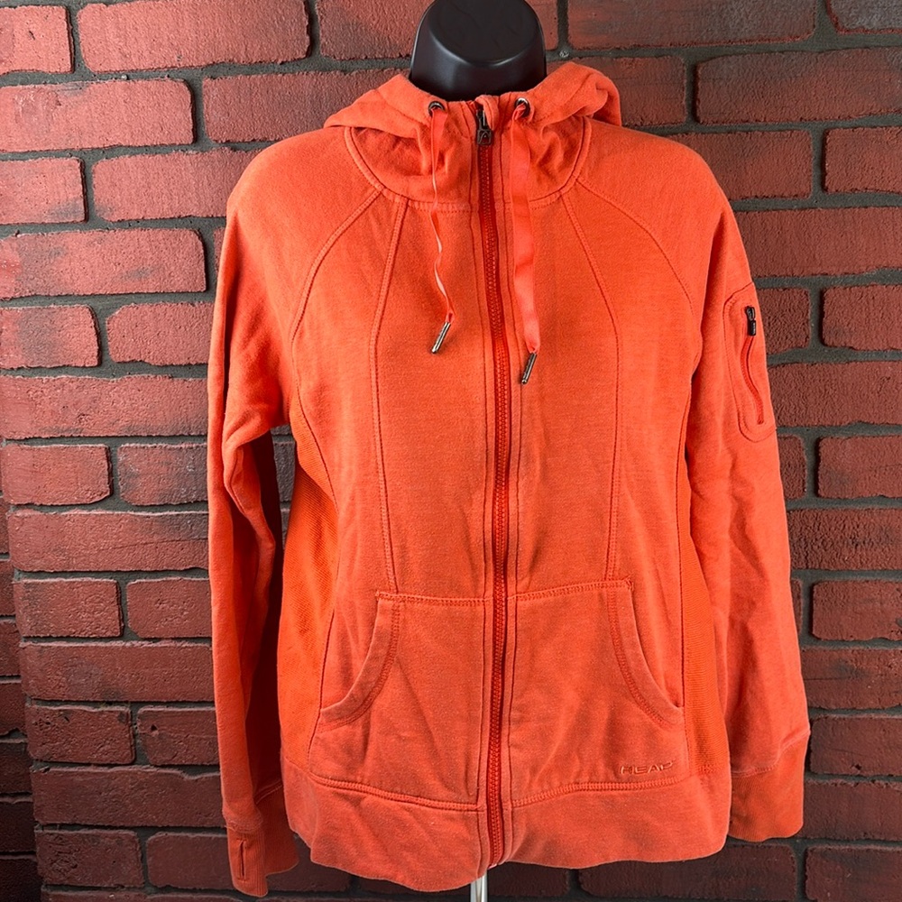Head Hoodie Womans‎ Medium Orange